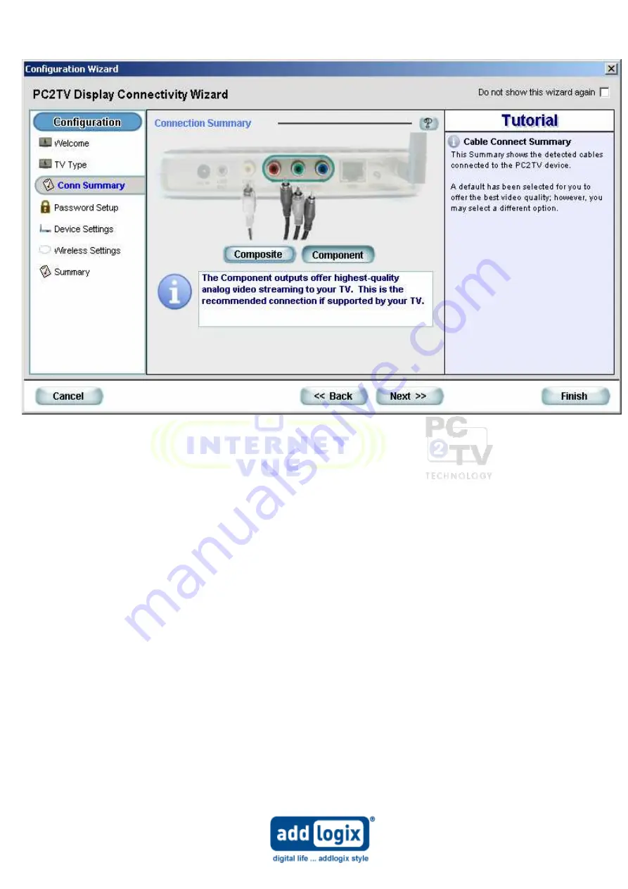 Addlogix Internet Vue IV-2020 User Manual Download Page 12