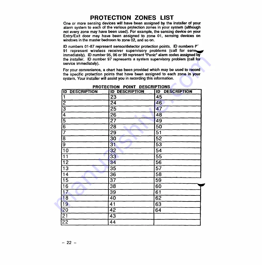 ADEMCO 4130XM User Manual Download Page 22