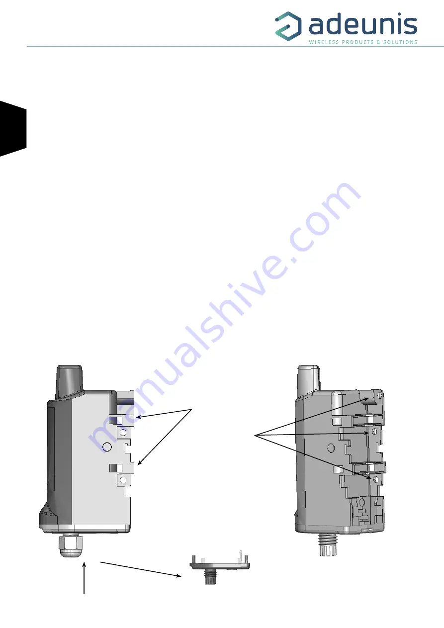 Adeunis RF DRY CONTACTS V2 LoRaWAN 863-870 Скачать руководство пользователя страница 12