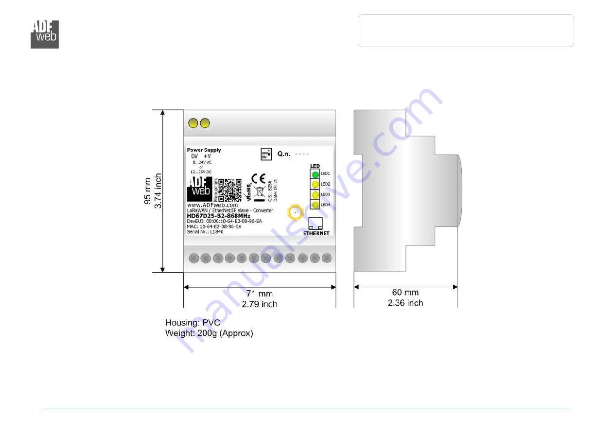 ADF Web HD67D24-B2-868MHz Скачать руководство пользователя страница 27