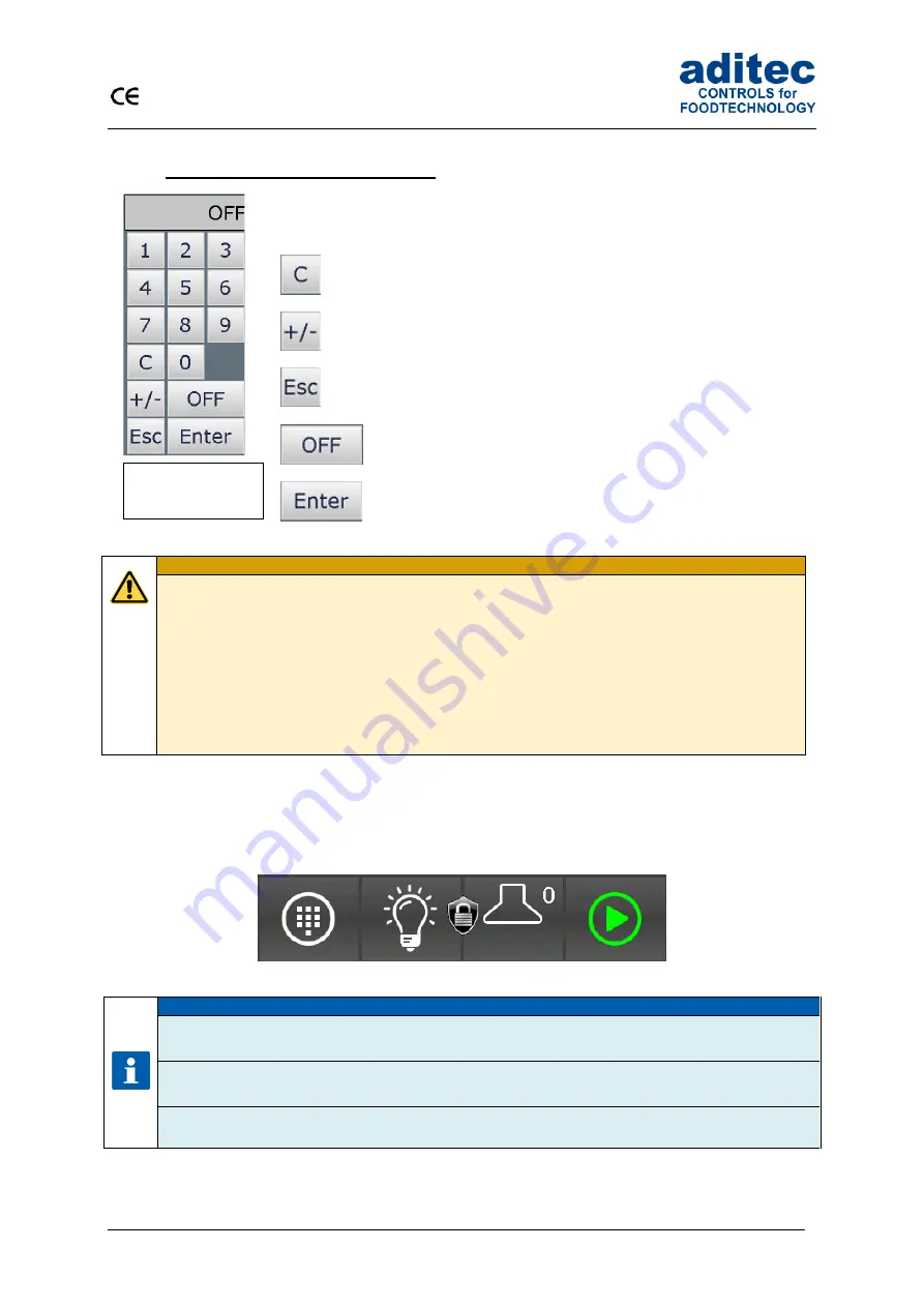 aditec Bakery MIC 990 User Manual Download Page 7