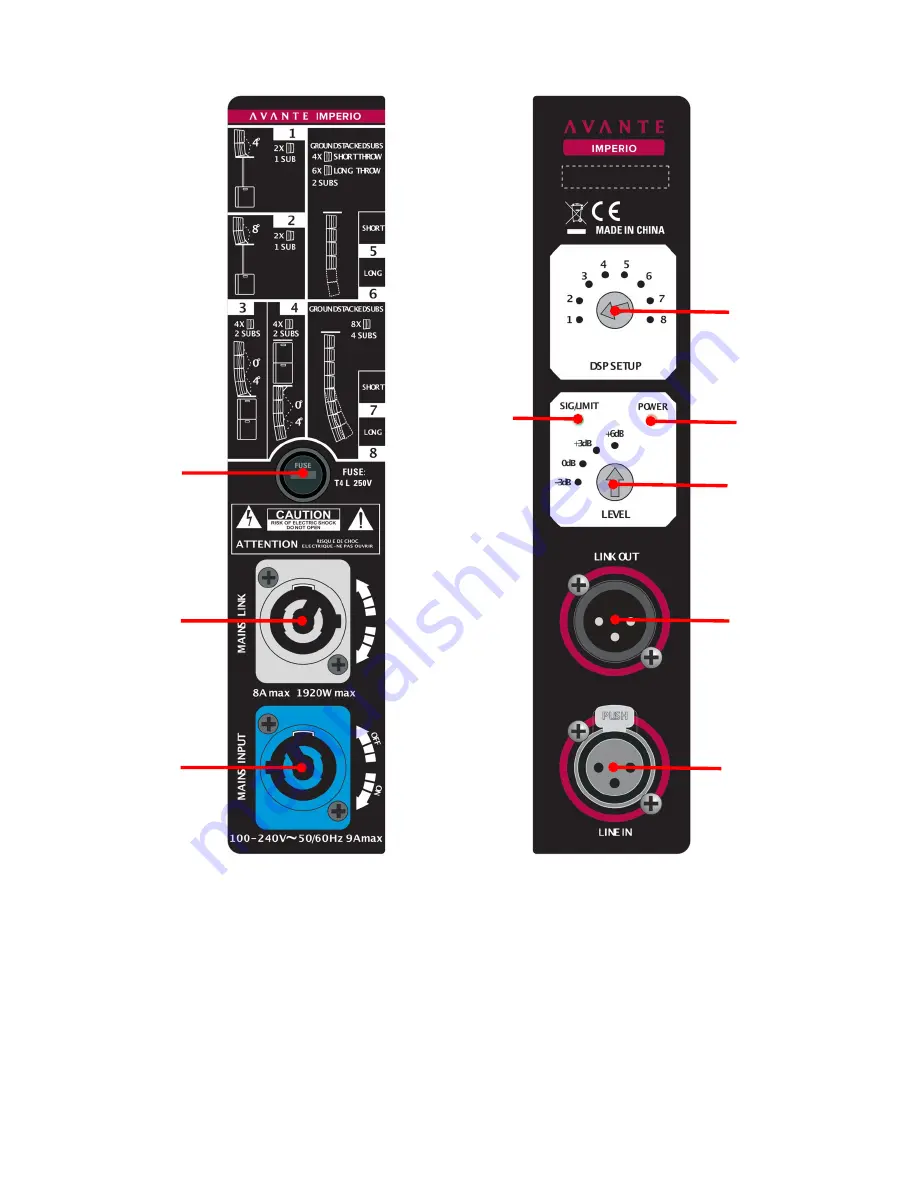 ADJ Avante Imperio User Manual Download Page 12