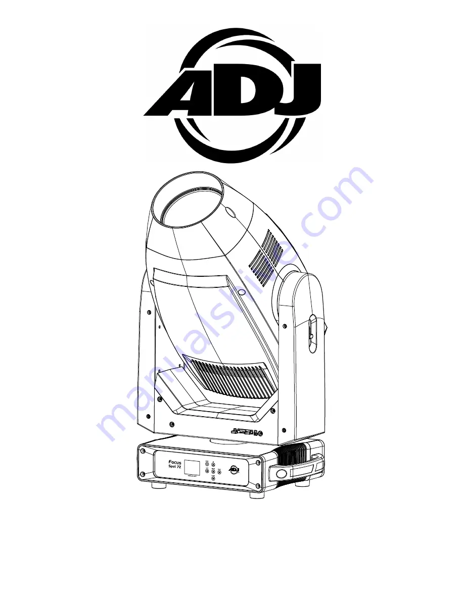 ADJ FOCUS SPOT 7Z User Manual Download Page 1