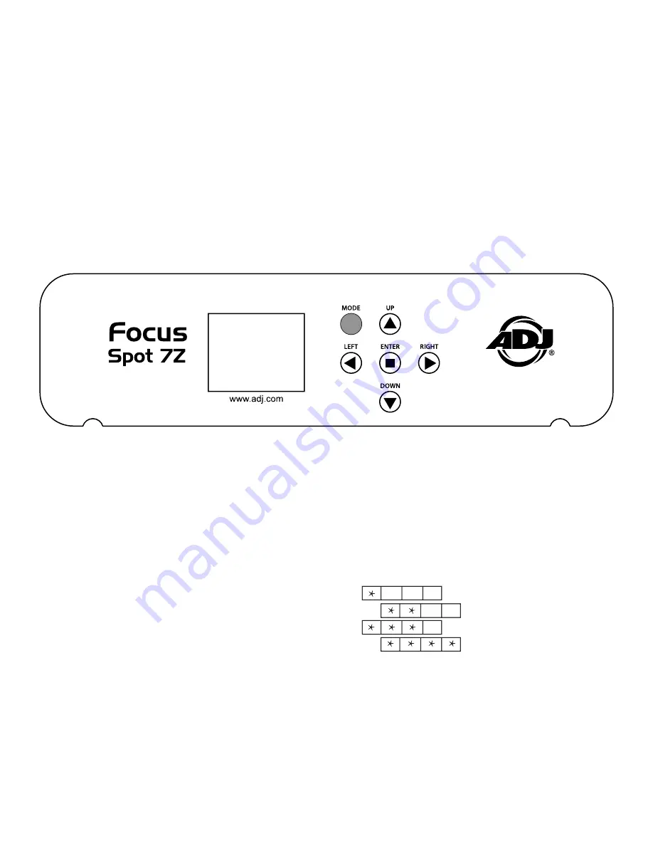 ADJ FOCUS SPOT 7Z User Manual Download Page 18