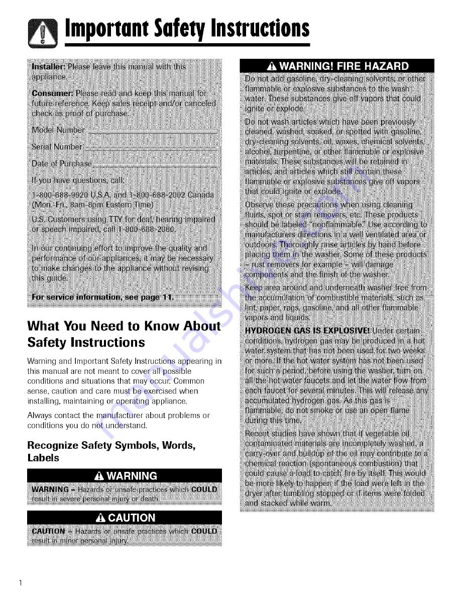 Admiral 35-6940 Use & Care Manual Download Page 2