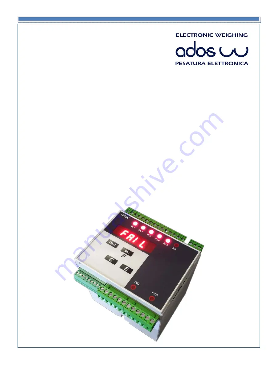 Ados T060E Скачать руководство пользователя страница 1