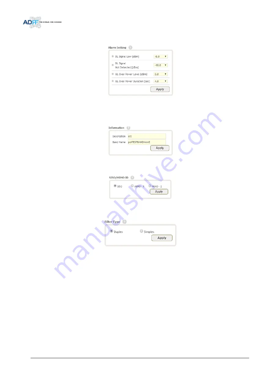 ADRF ADXD DAS User Manual Download Page 48