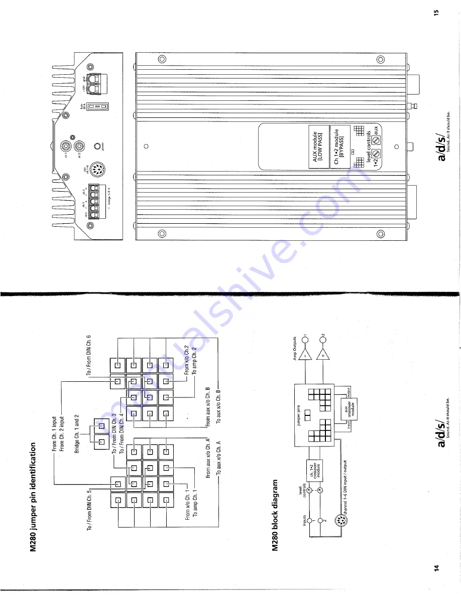 ADS M280 Instruction Manual Download Page 9