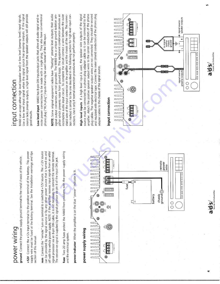 ADS M460 Скачать руководство пользователя страница 4