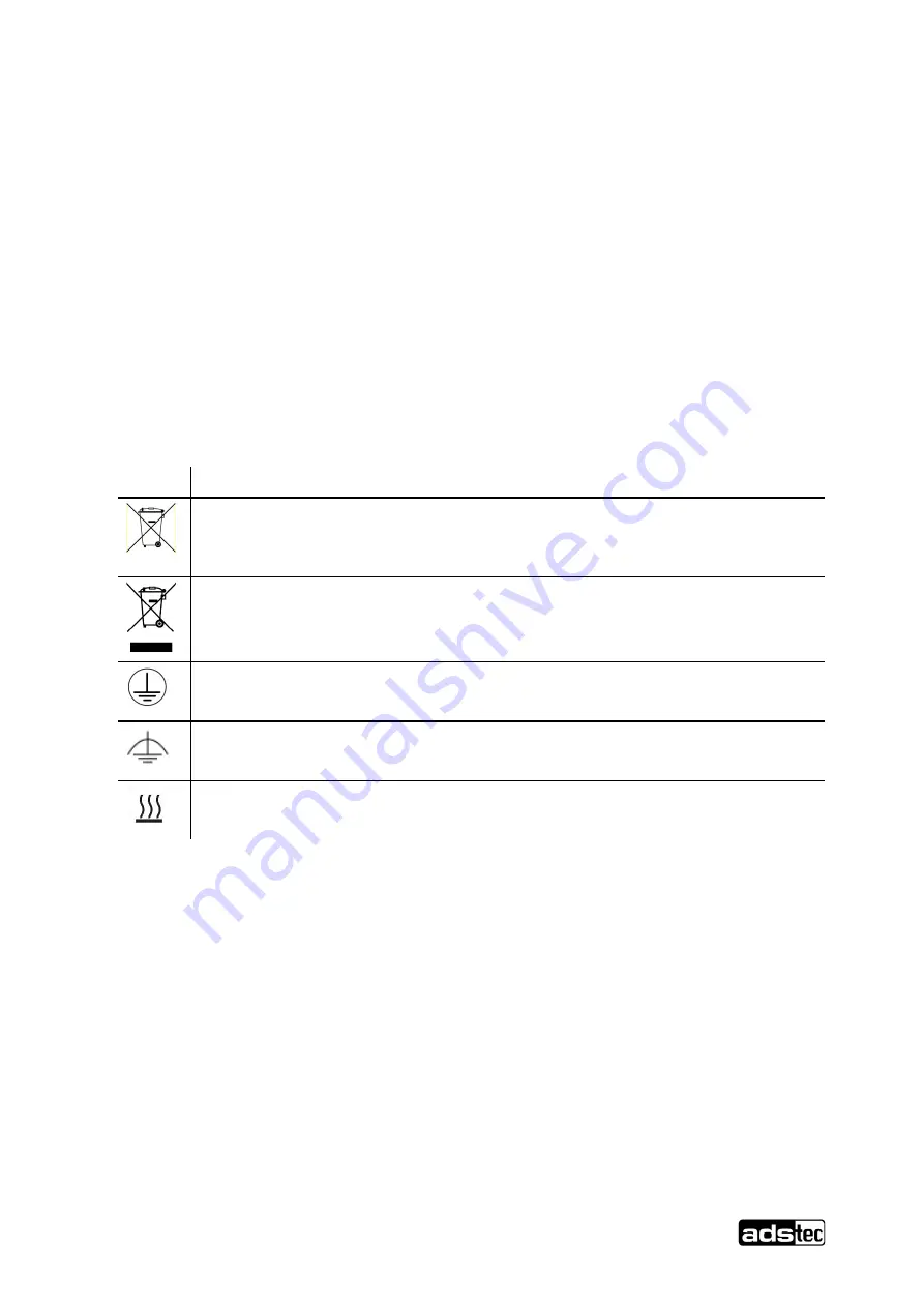 adstec OPC9000 Series Instruction Manual Download Page 7