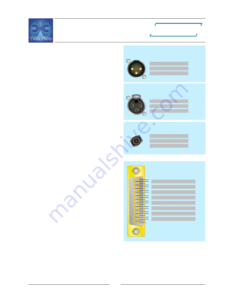 adt-audio ToolMod Faderbox Installation Manual Download Page 17