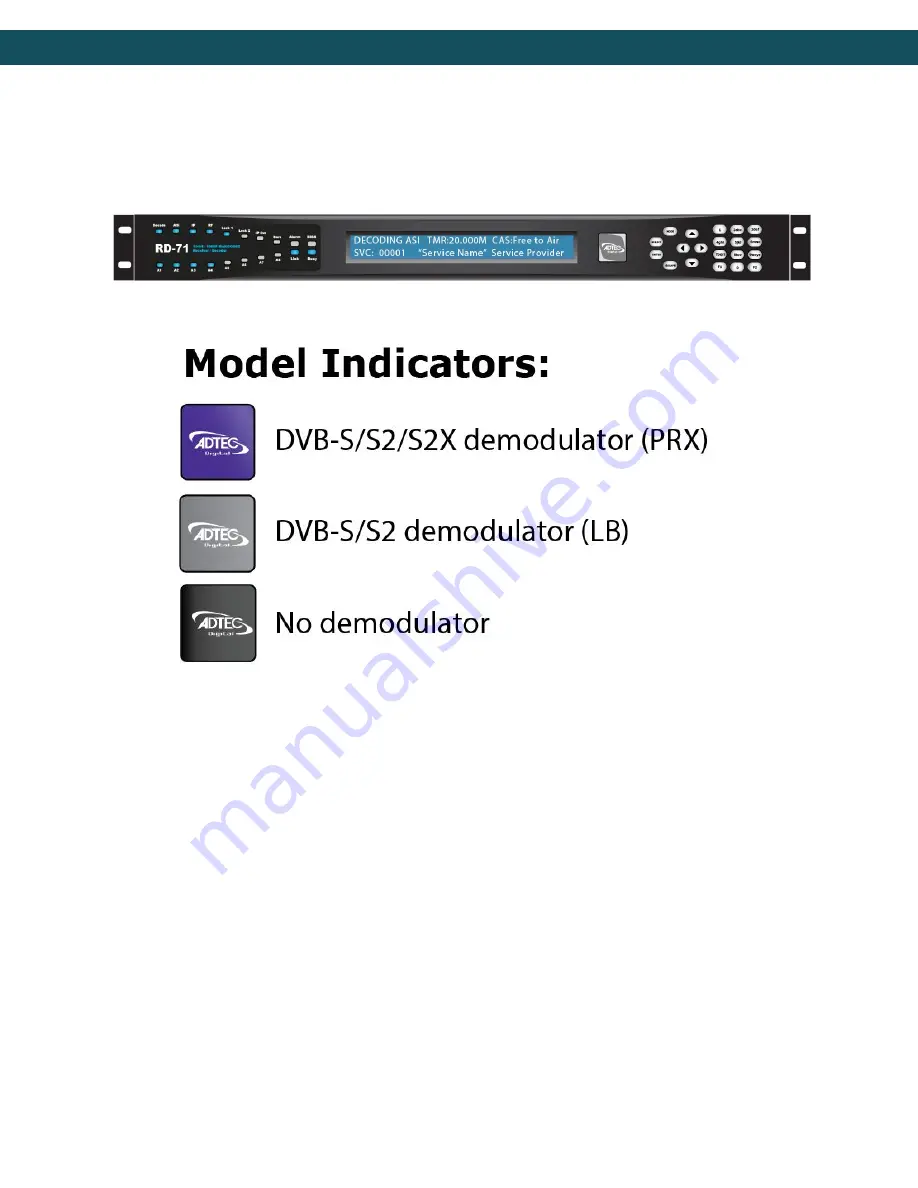 Adtec RD-71 User Manual Download Page 12