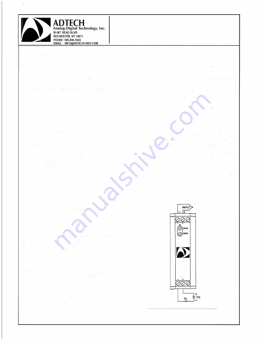 Adtech TCX 226 Instruction Manual Download Page 1