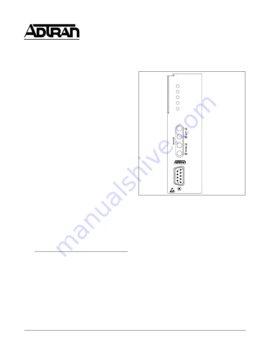 ADTRAN 3192 Скачать руководство пользователя страница 1