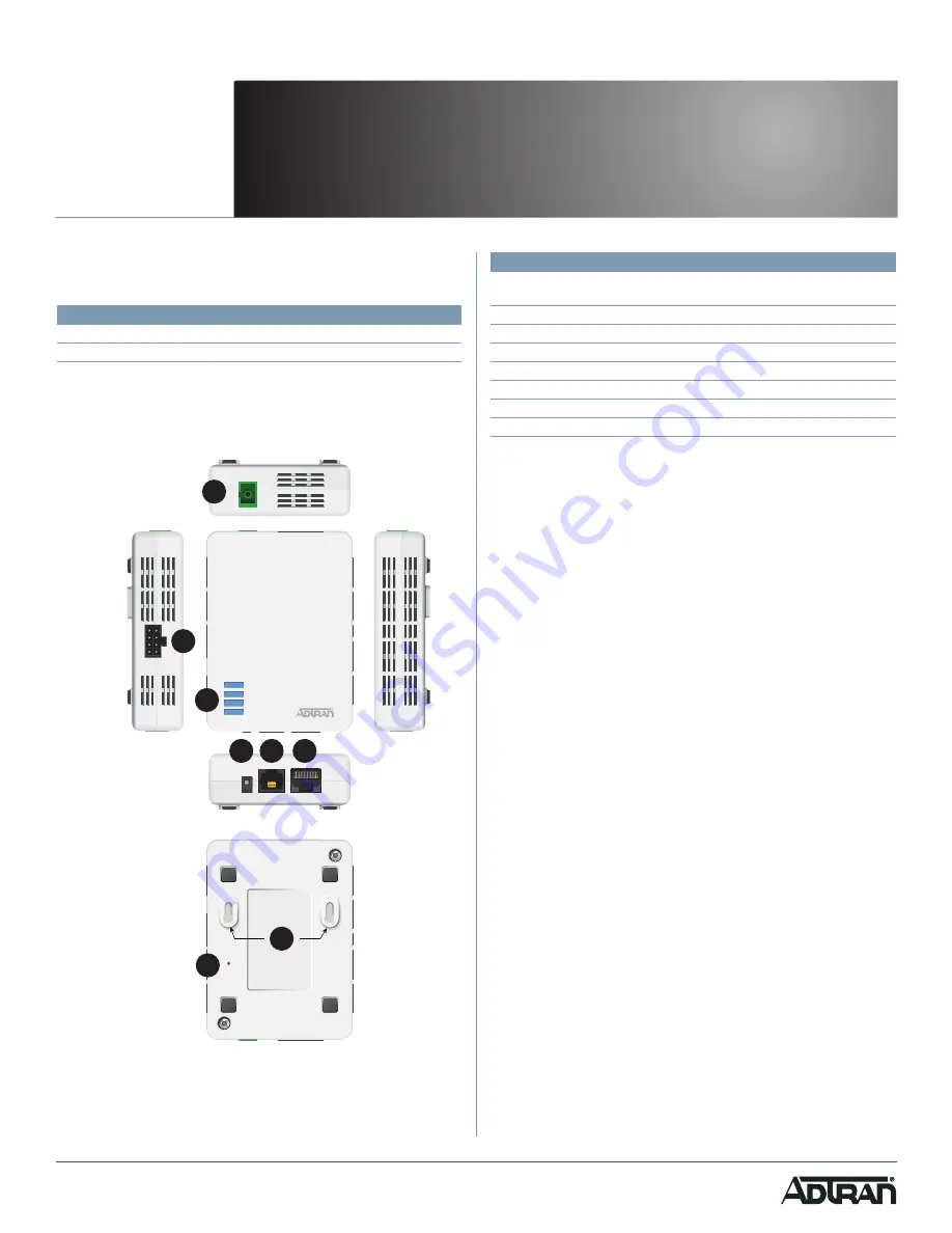 ADTRAN 411 Quick Start Download Page 1