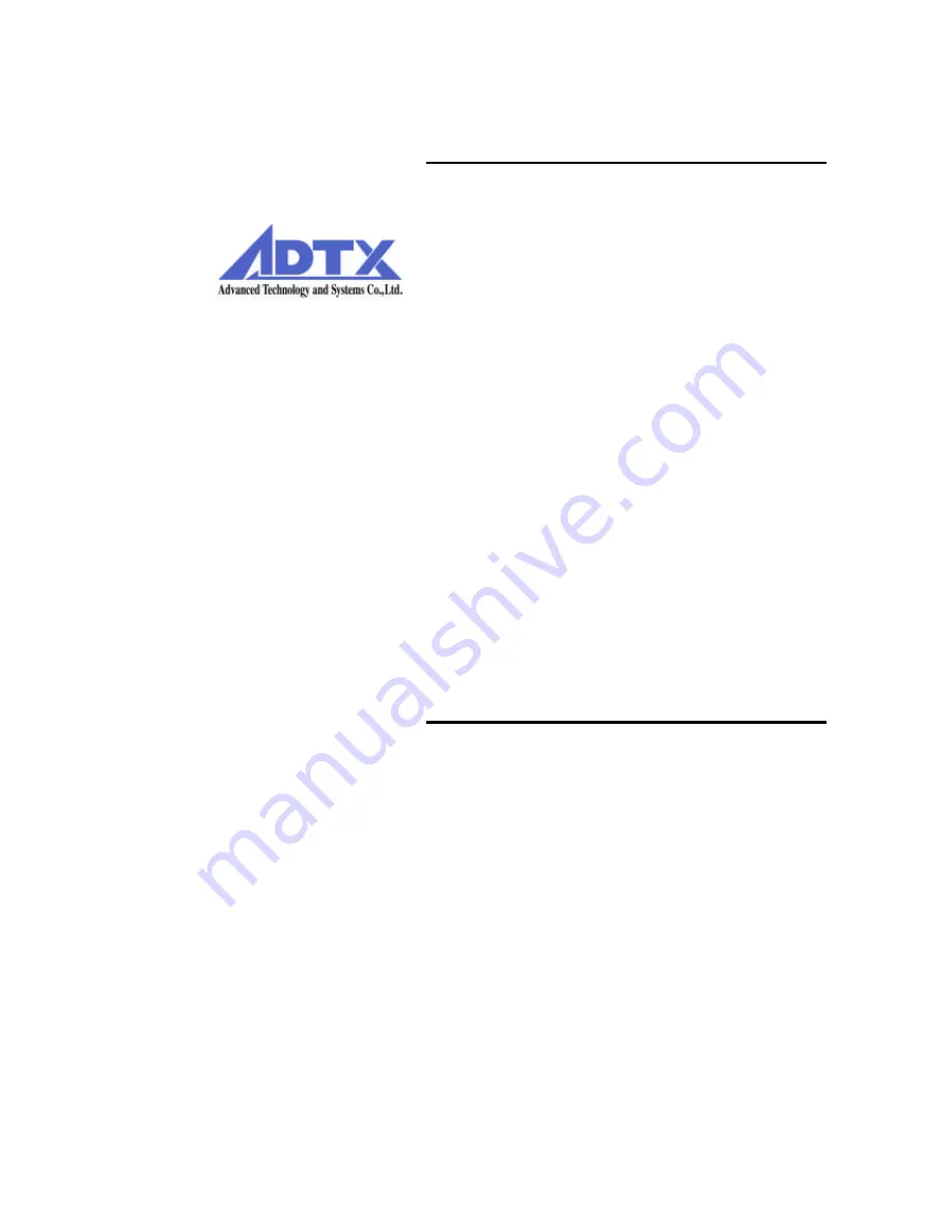 ADTX ArrayMasStor User Manual Download Page 1