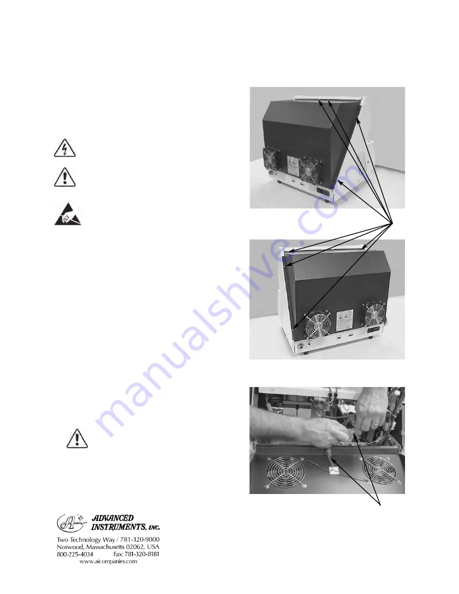 Advanced Instruments 3900 Service Manual Download Page 47