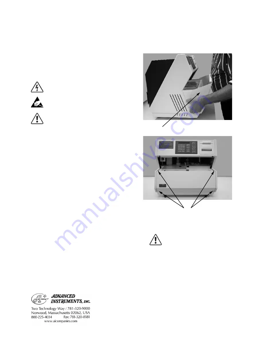 Advanced Instruments 3900 Service Manual Download Page 81