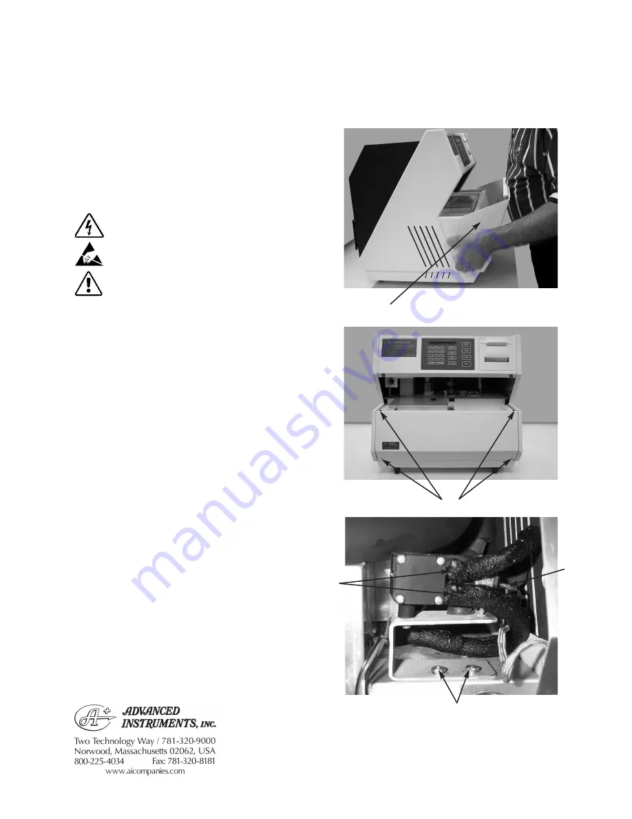 Advanced Instruments 3900 Service Manual Download Page 105