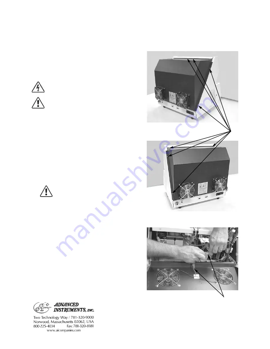 Advanced Instruments 3900 Service Manual Download Page 109