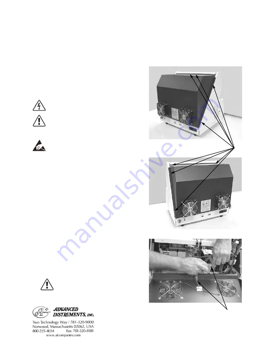 Advanced Instruments 3900 Service Manual Download Page 123