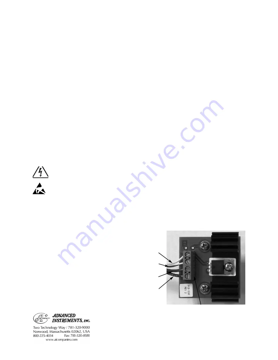 Advanced Instruments 3900 Service Manual Download Page 145