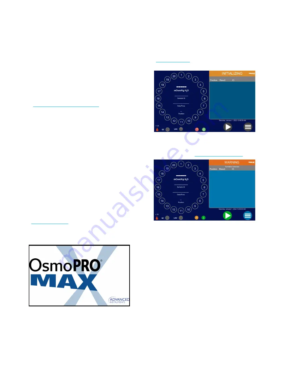 Advanced Instruments OsmoPRO Скачать руководство пользователя страница 22