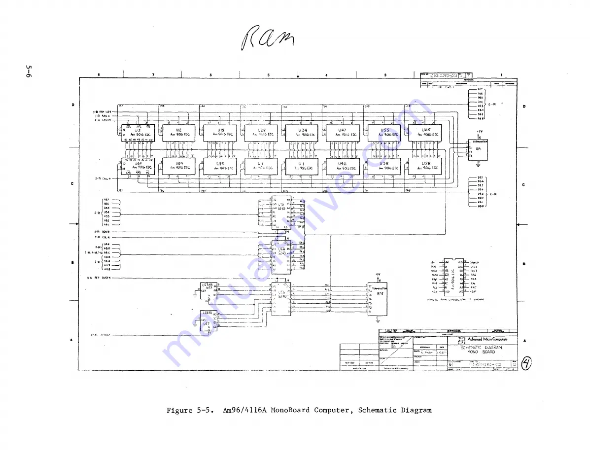 Advanced Micro Computers Am96/4116A Скачать руководство пользователя страница 76