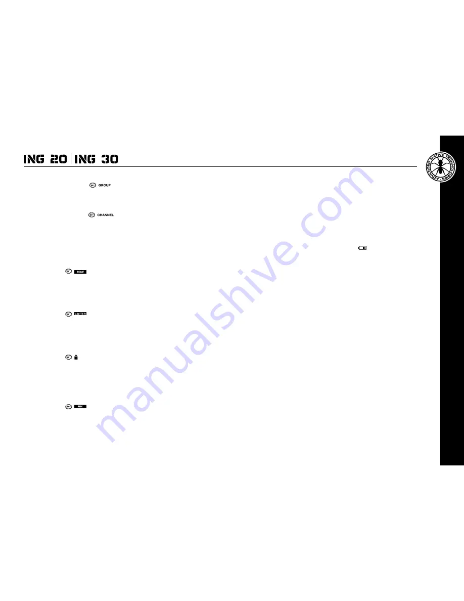 Advanced Native Technologies ING 20 User Manual Download Page 12