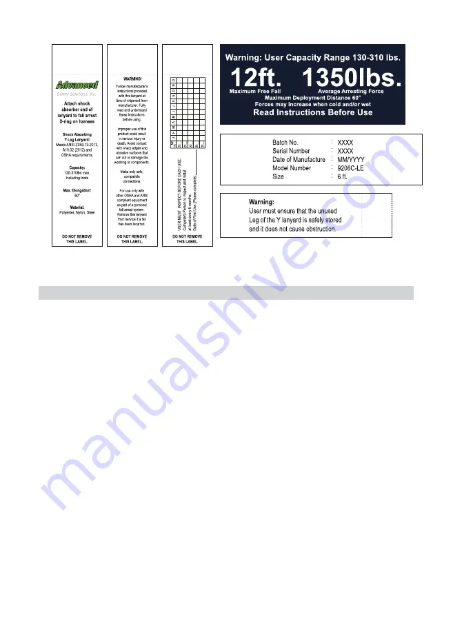 Advanced Ansi 9206C-LE User Instruction Manual Download Page 9