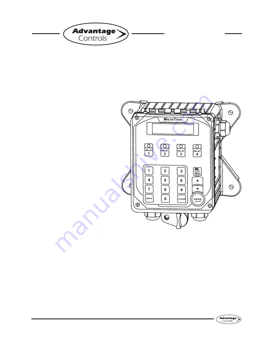 Advantage Controls MICROtron MICRO-C Скачать руководство пользователя страница 1