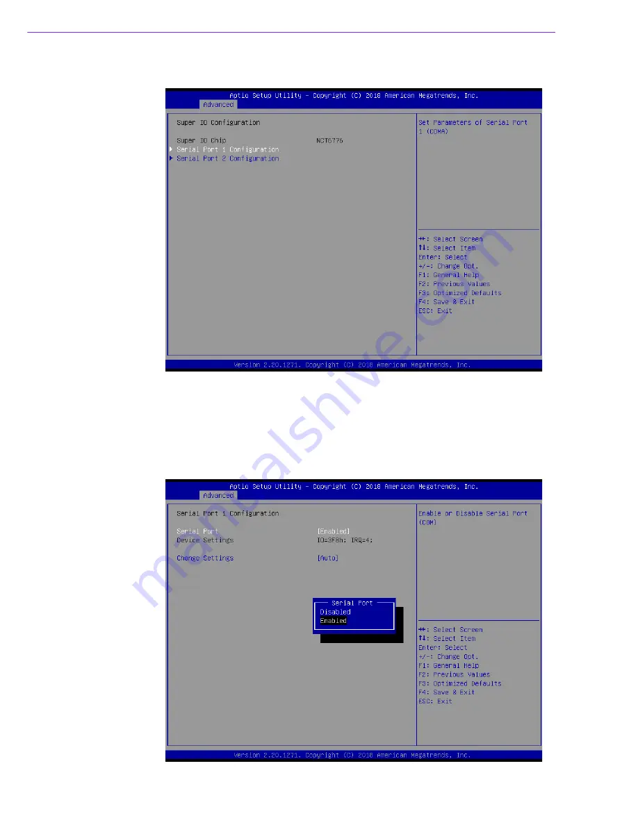 Advantech ASMB-586 User Manual Download Page 68