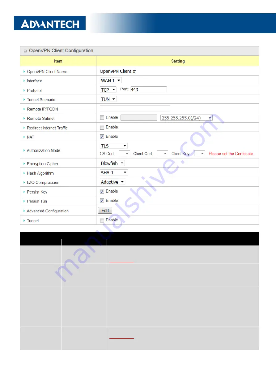 Advantech ICR-1601 Configuration Manual Download Page 147