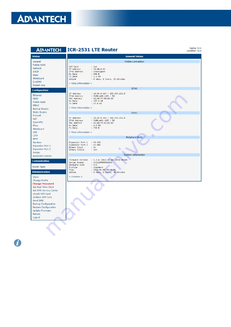 Advantech ICR-2531 Скачать руководство пользователя страница 27