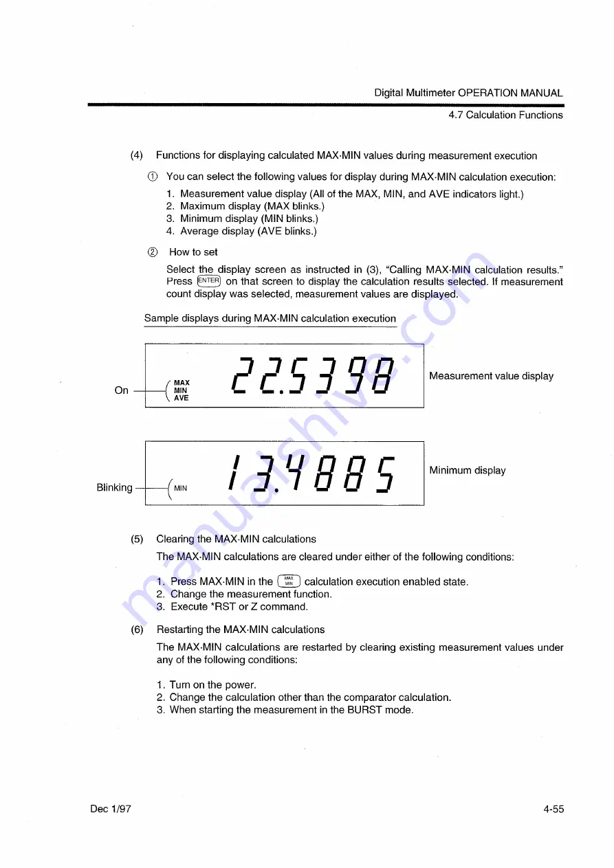 ADVANTEST R6552 Series Скачать руководство пользователя страница 111