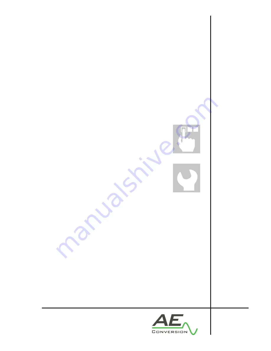 AE Conversion PLC Gateway Installation Manual Download Page 1