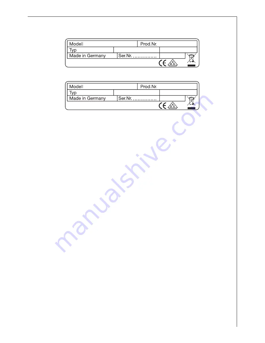 AEG 61371 M Installation And Operating Instructions Manual Download Page 17