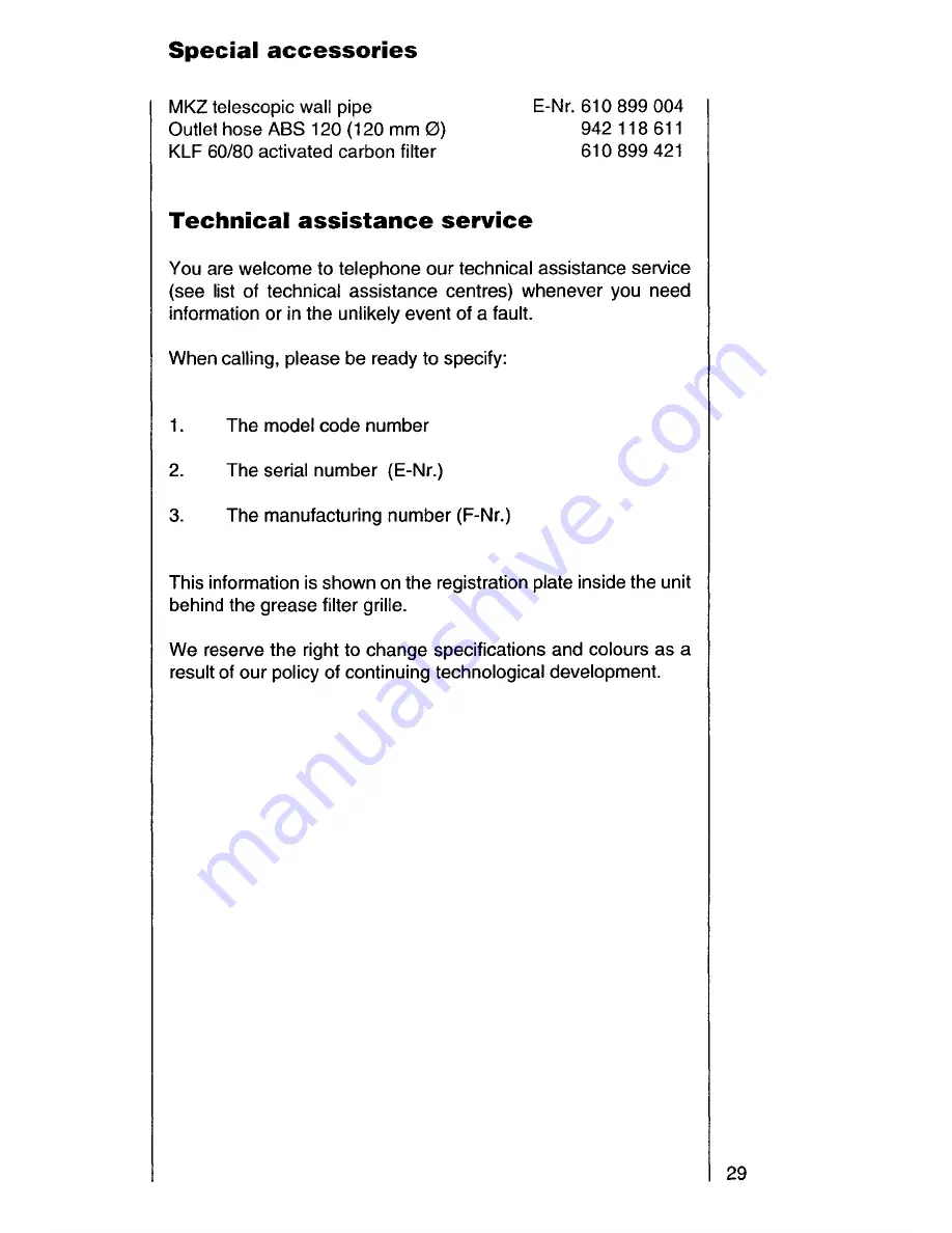 AEG 820 D Operating Instructions Manual Download Page 15