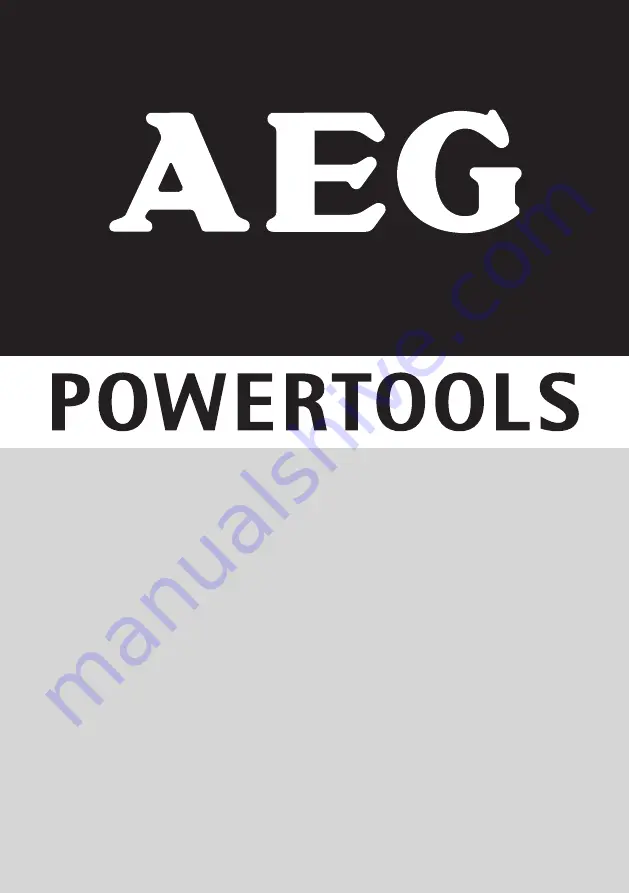 AEG AFNDA2565 Original Instructions Manual Download Page 1