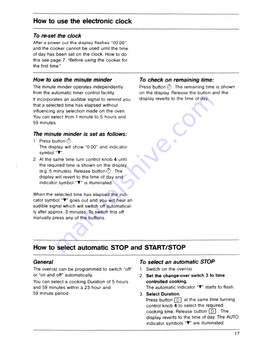 AEG B 2.88 L Operating Instructions Manual Download Page 17