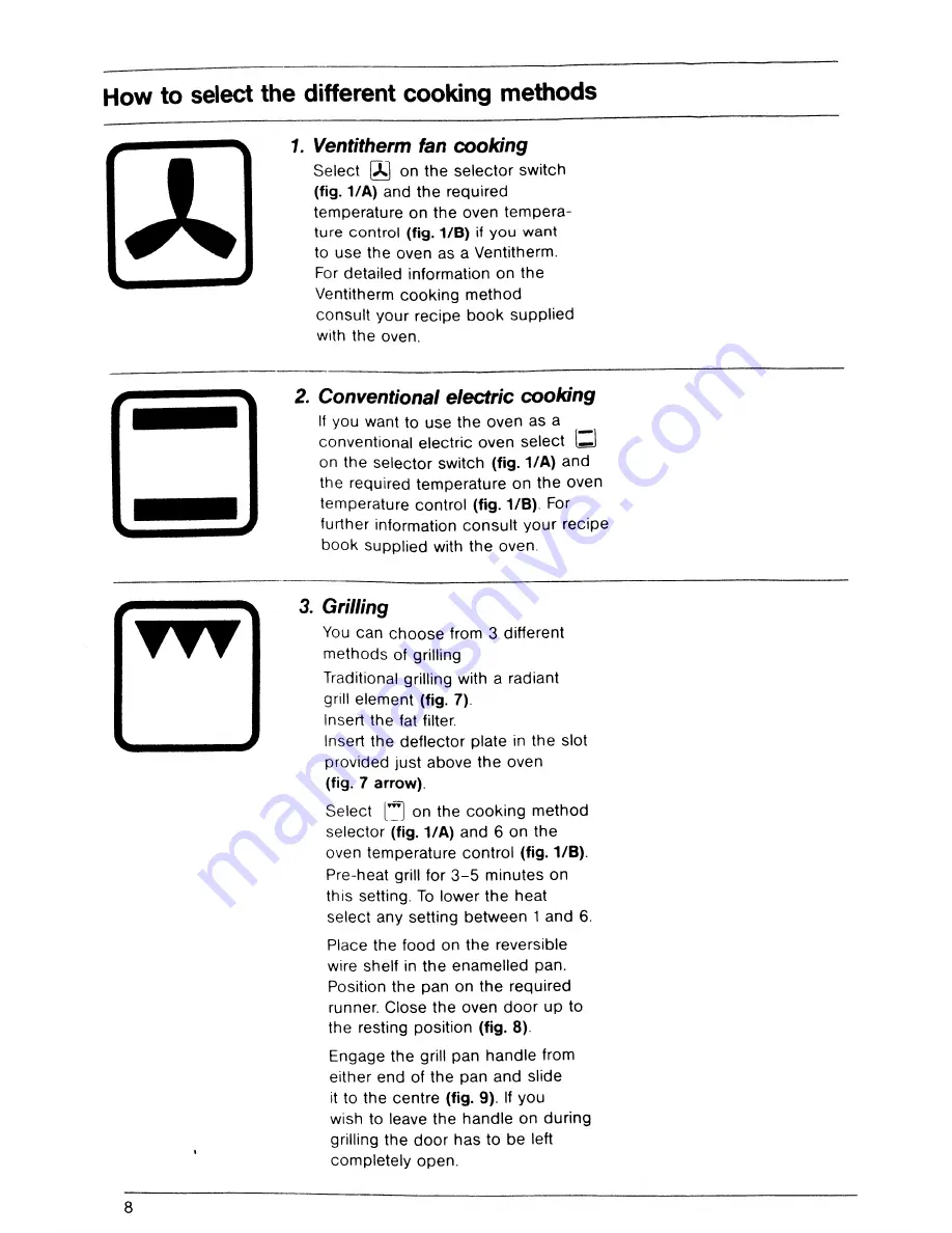 AEG B 600 TG Operating Instructions Manual Download Page 8