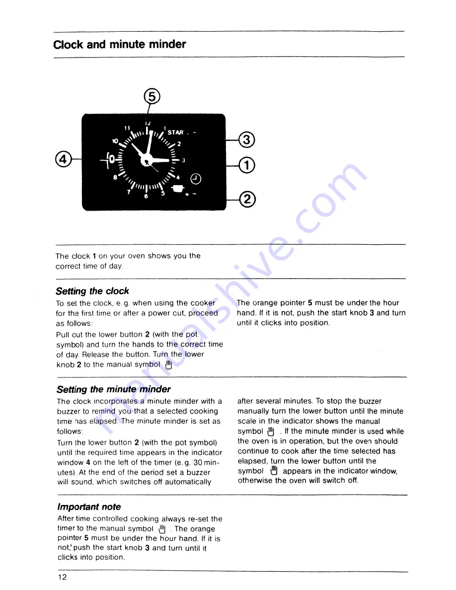 AEG B 600 TG Operating Instructions Manual Download Page 12