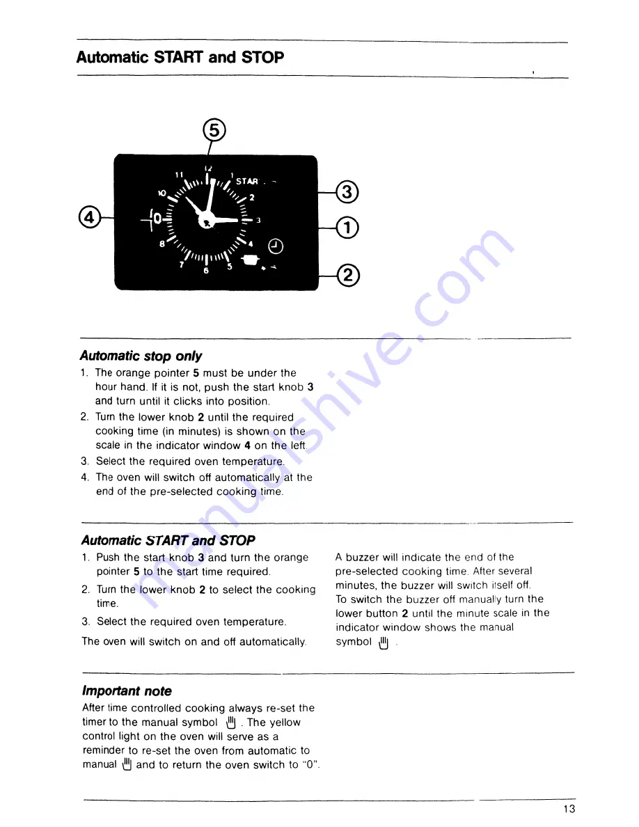 AEG B 600 TG Operating Instructions Manual Download Page 13