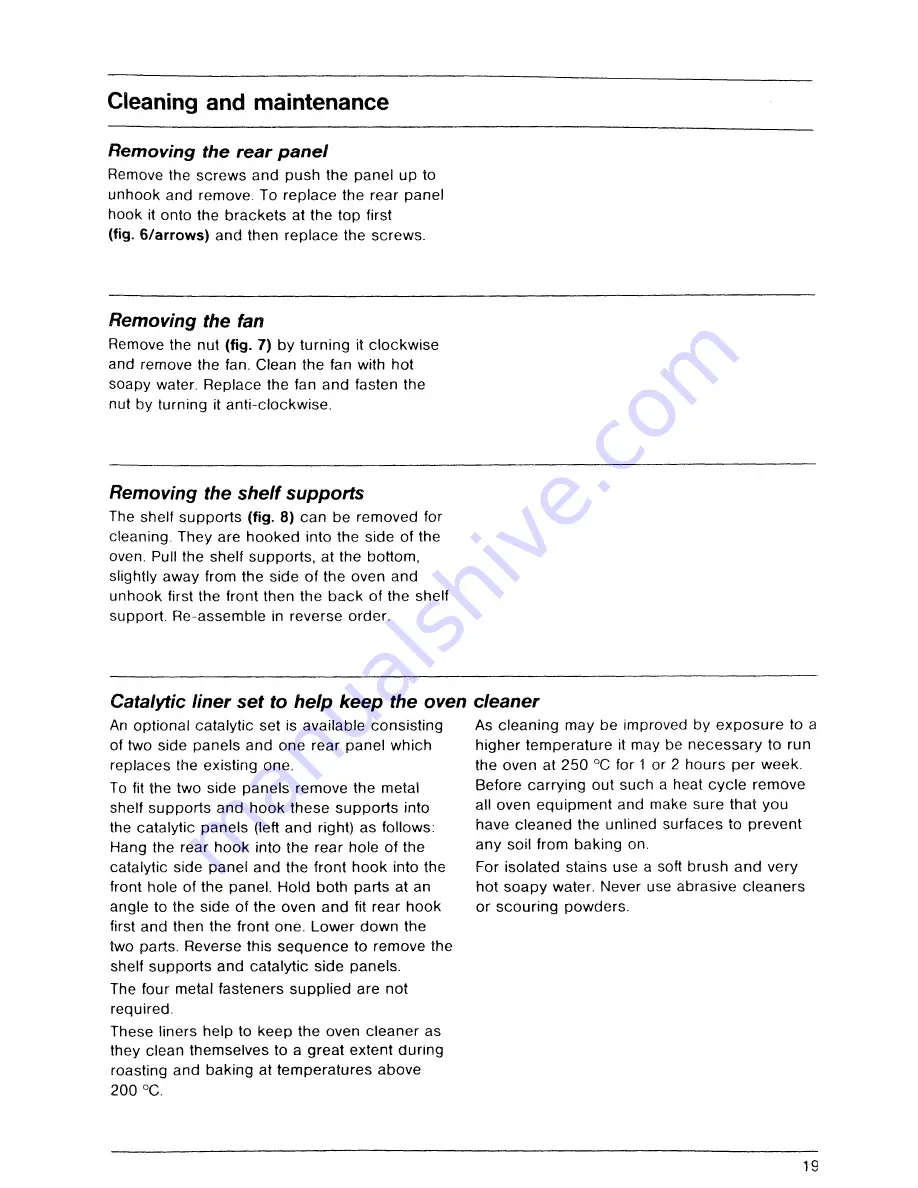 AEG B 601 DG Operating Instructions Manual Download Page 19