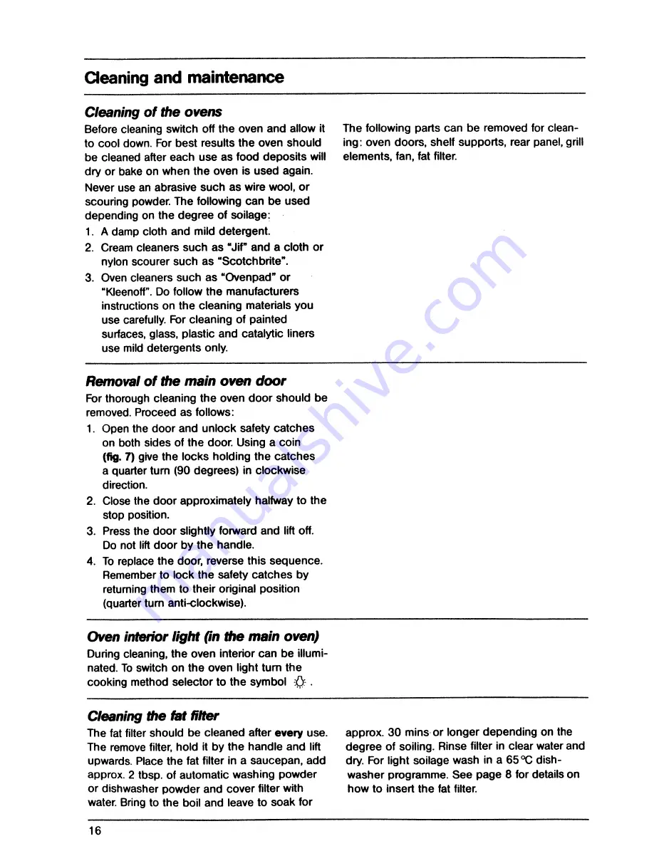 AEG B 88.1 T Operating Instructions Manual Download Page 16