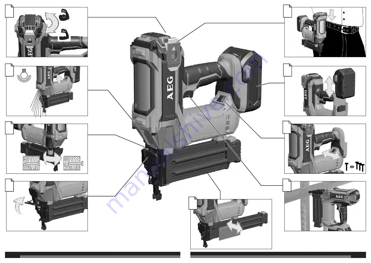 AEG B18N18 Original Instructions Manual Download Page 4