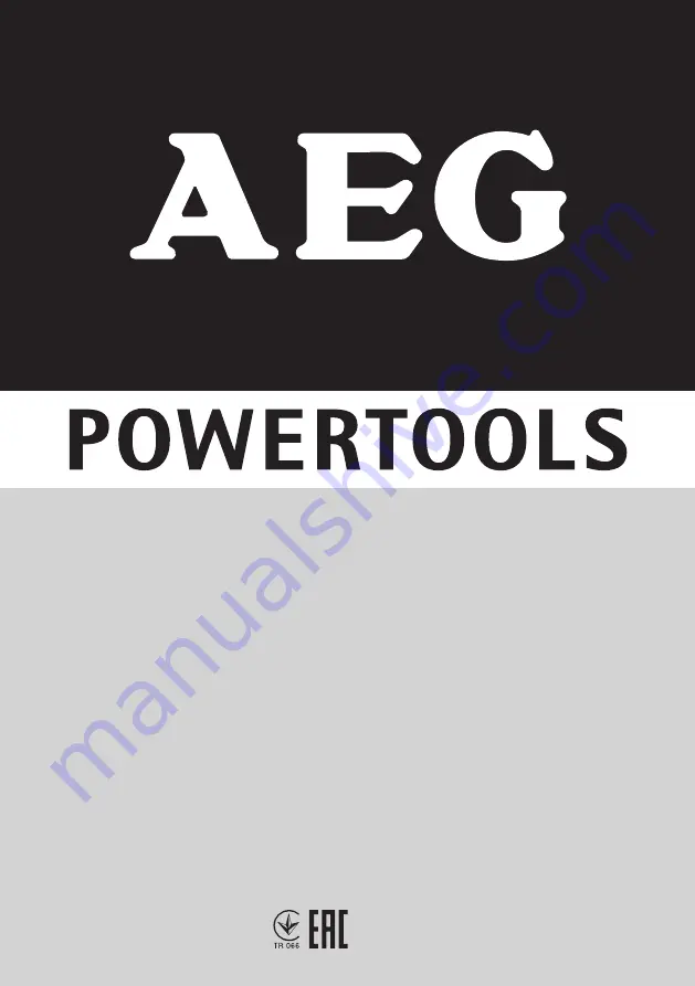 AEG B18N18 Original Instructions Manual Download Page 56