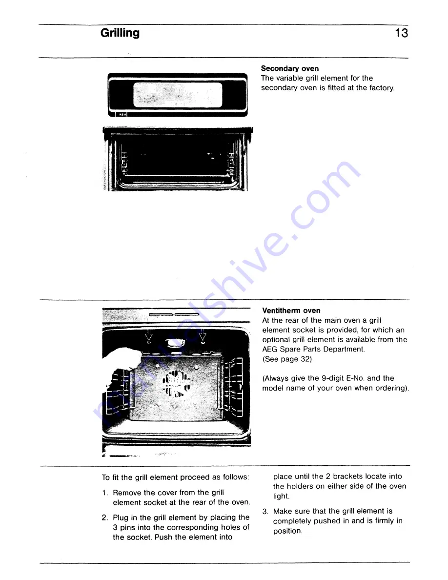 AEG BH 88 L Operating Instructions Manual Download Page 13