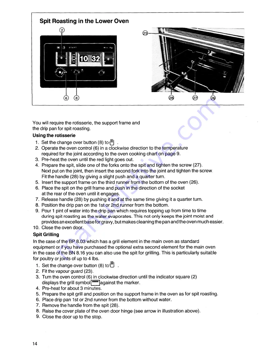 AEG BN 8.16 Operating Instructions Manual Download Page 14