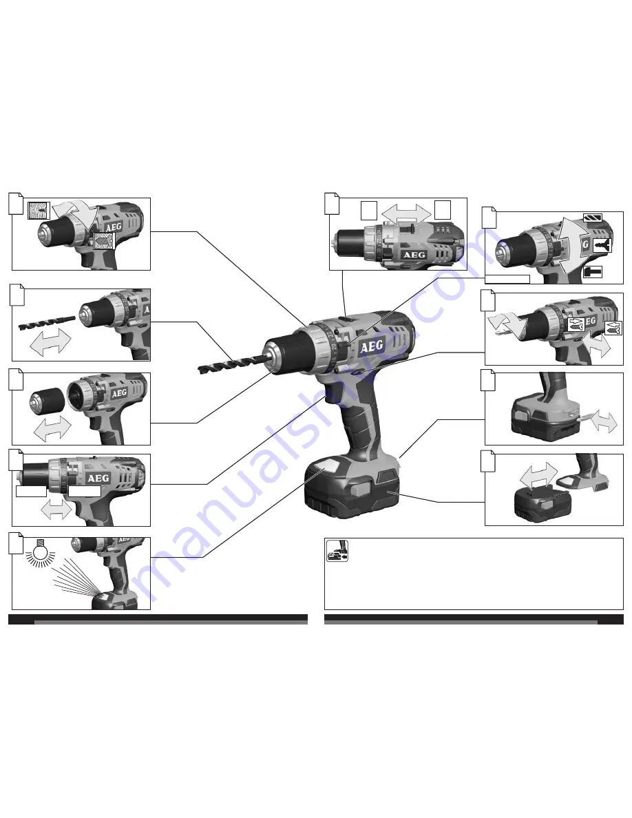 AEG BS 14C Original Instructions Manual Download Page 3